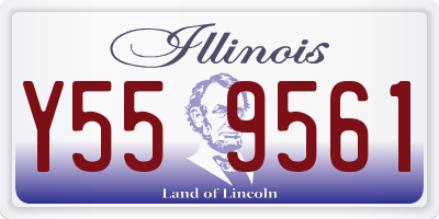 IL license plate Y559561