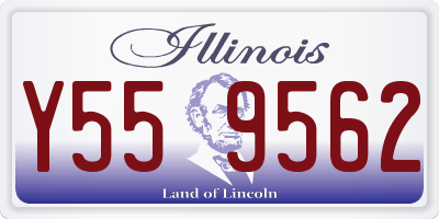 IL license plate Y559562