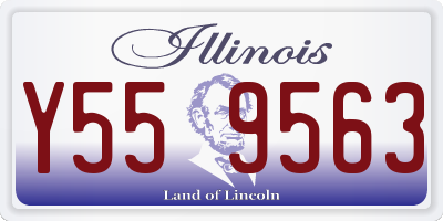 IL license plate Y559563