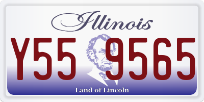 IL license plate Y559565