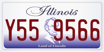 IL license plate Y559566