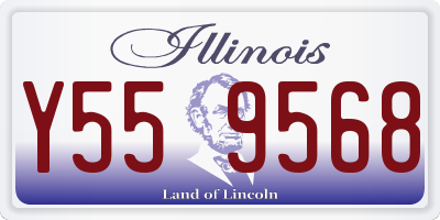 IL license plate Y559568