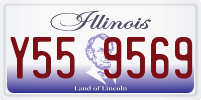IL license plate Y559569