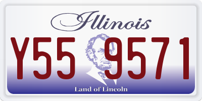 IL license plate Y559571