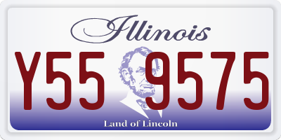 IL license plate Y559575