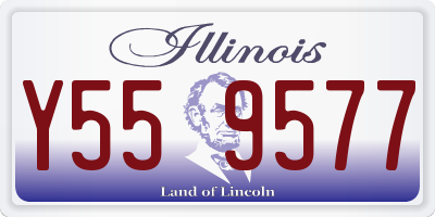 IL license plate Y559577