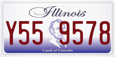 IL license plate Y559578