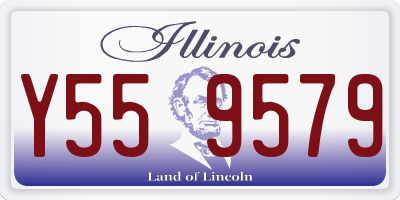 IL license plate Y559579