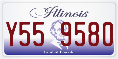 IL license plate Y559580