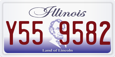 IL license plate Y559582