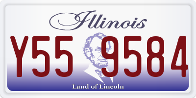 IL license plate Y559584
