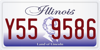 IL license plate Y559586