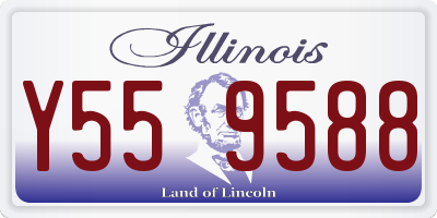 IL license plate Y559588