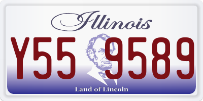 IL license plate Y559589