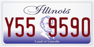 IL license plate Y559590