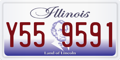 IL license plate Y559591