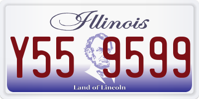 IL license plate Y559599