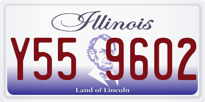 IL license plate Y559602