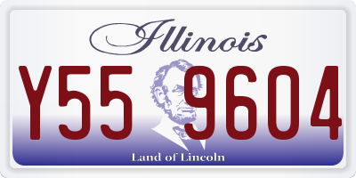 IL license plate Y559604