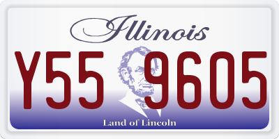IL license plate Y559605