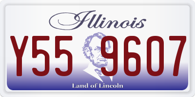 IL license plate Y559607