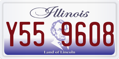 IL license plate Y559608