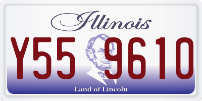 IL license plate Y559610