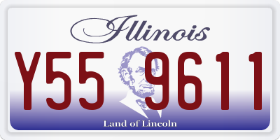 IL license plate Y559611