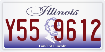 IL license plate Y559612