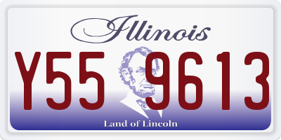 IL license plate Y559613