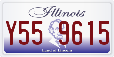 IL license plate Y559615