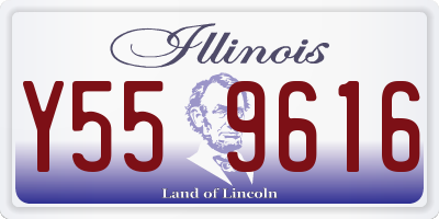 IL license plate Y559616