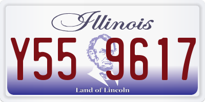 IL license plate Y559617