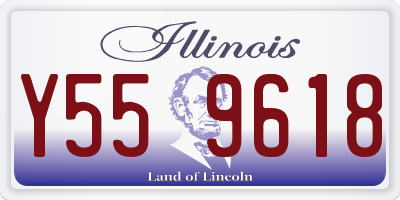IL license plate Y559618