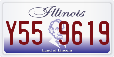 IL license plate Y559619