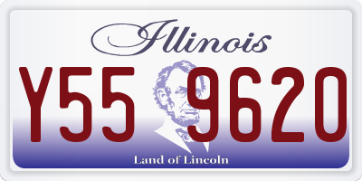 IL license plate Y559620