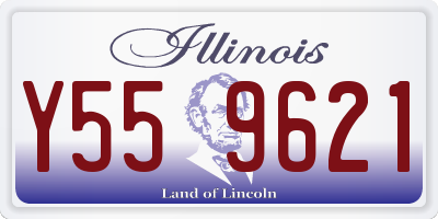 IL license plate Y559621