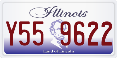 IL license plate Y559622