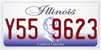 IL license plate Y559623