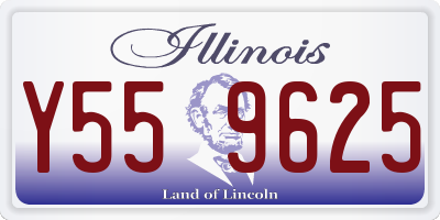 IL license plate Y559625