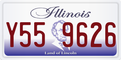 IL license plate Y559626