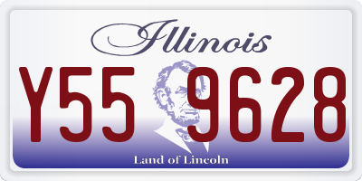 IL license plate Y559628