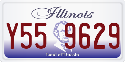 IL license plate Y559629