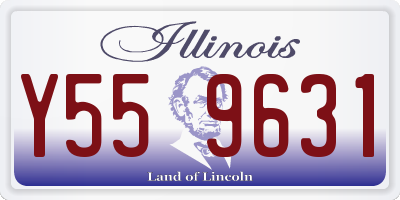 IL license plate Y559631