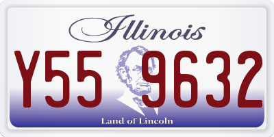 IL license plate Y559632
