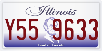 IL license plate Y559633