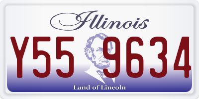 IL license plate Y559634