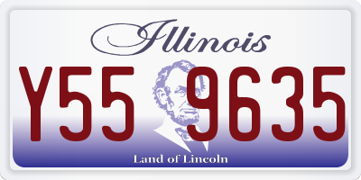 IL license plate Y559635