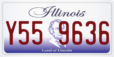 IL license plate Y559636