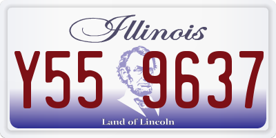 IL license plate Y559637